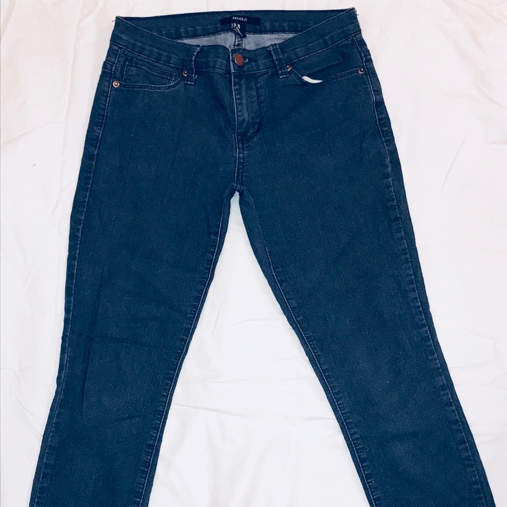 Denim blue jeans